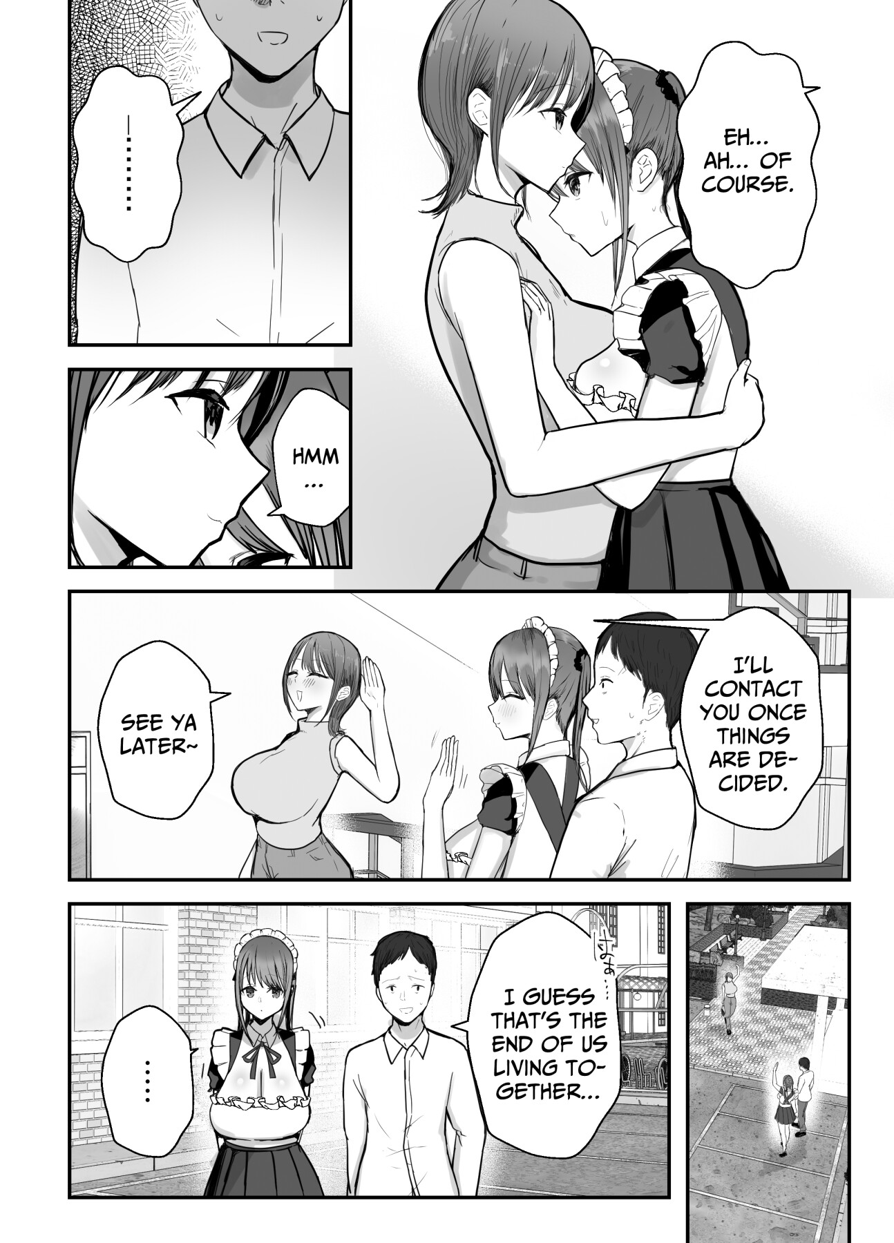 Hentai Manga Comic-My busty niece, a high school girl who lives with me, is a maid at the school festival and gives me sweet sex to soothe me, an office worker.-Read-28